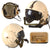 Original U.S. Vietnam War Era 1965-Dated APH-5 Helicopter Pilot Flying Helmet by Gentex Corporation - Size Medium