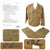 Original Saving Private Ryan U.S. WWII Army HBT Jacket & Trousers Worn by Extras with Copy of Notarized Letter of Authenticity Original Items