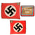 Original German WWII NSDAP Ortsgruppe "Nordheim/Nahe" Political Flag with Fringe - [45" x 52"]
