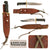 Original U.S. Vietnam War Era Randall Model 14 “Attack” Fighting Knife with Original Roughback Sheath and Whetstone Original Items