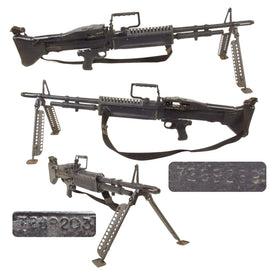 Original U.S. Vietnam War M60 Display Machine Gun with Sling - Constructed from Original USGI Parts