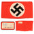 Original German Pre-WWII / WWII NSDAP Multi-Piece Armband with RZM A4/343 Tag - No. 201284