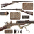 Original U.S. Civil War Rare Sharps & Hankins 1st Model 1862 Sliding Breech Naval Carbine with Leather Cover - Serial 634 of Only 750 Made