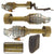 Original U.S. Vietnam War Inert 1969-Dated M1A2 Rifle Grenade Adapter with M7 M1 Garand Launcher, Rubber Recoil Boot, and Mk. II Practice Grenade with M205A2 Fuze