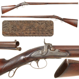 Original British 18 Bore Single Barrel Percussion Converted Fowling Piece by Richard Hollis of London - circa 1840
