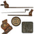 Original U.S. Springfield Trapdoor M1873 Rifle Socket Bayonet with 1st Pattern Frog and Scabbard Original Items