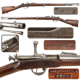 Original Italian Rare Model 1856/67 Carcano 17.5mm Needle Fire Converted Bersagliere Rifle