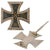 Original German WWII 1939 Iron Cross 1st Class with Brass Core - Unmarked EK1