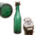 Original German WWII Luftwaffe FL UV Marked Green Glass Beer or Wine Bottle - Dated 1942 Original Items
