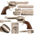Original U.S. Colt .38 Special Converted Nickel Plated Single Action Army Revolver Made in 1877 with 5 1/2" Barrel - Serial 33408 Original Items