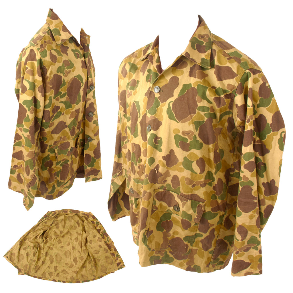 Original U.S. Vietnam War Era Early War Duck Hunter “Beo Gam” Camouflage Shirt Original Items
