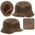 Original Austro-Hungarian WWI M17 Stahlhelm Helmet with Liner & Faded Ink Maker Stamp - Poldi Steel Lot Mark - Post-War Chinstrap