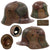 Original Imperial German WWI Shrapnel-Damaged M16 Stahlhelm Helmet with Panel Camouflage Paint - Marked G62