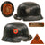 Original German WWII Named M34 Square Dip Double Decal Aluminum Fire Police Helmet with 56cm Liner and Chinstrap - Feuerwehr Helmet Original Items