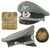 Original German WWII Heer Army Infantry Officers Schirmmütze Visor Crush Cap by A.B. Hoerner Original Items