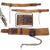 Original Japanese WWII Army Officer’s Web Belt with Saber Chape & Chain - Nickeled Hardware