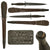 Original British WWII 3rd Pattern Fairbairn Sykes Fighting Knife by R. Cooper of Sheffield with Scabbard