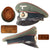 Original German WWII Heer Army Panzer Armored EM/NCO Schirmmütze Visor Crush Cap, 1936 Dated, Size 54 1/2