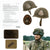 Original U.S. M1 Helmet Used in Saving Private Ryan – 327th Glider Infantry Regiment, 101st Airborne Division – With Copy of Notarized Letter of Authenticity Original Items