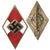Original German WWII HJ Enameled Membership Badge by August G. Tham – RZM M1/164