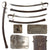 Original German WWI Unit Marked Bavarian M1813 Artillery Blucher Pattern Saber with Matching Unit-Marked Scabbard by W.R. Kirschbaum Original Items