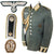 Original German WWII Heer Army Signals Oberfeldwebel NCO M35 Waffenrock Dress Tunic with DRL Sports Badge and Aiguillette Cords Original Items