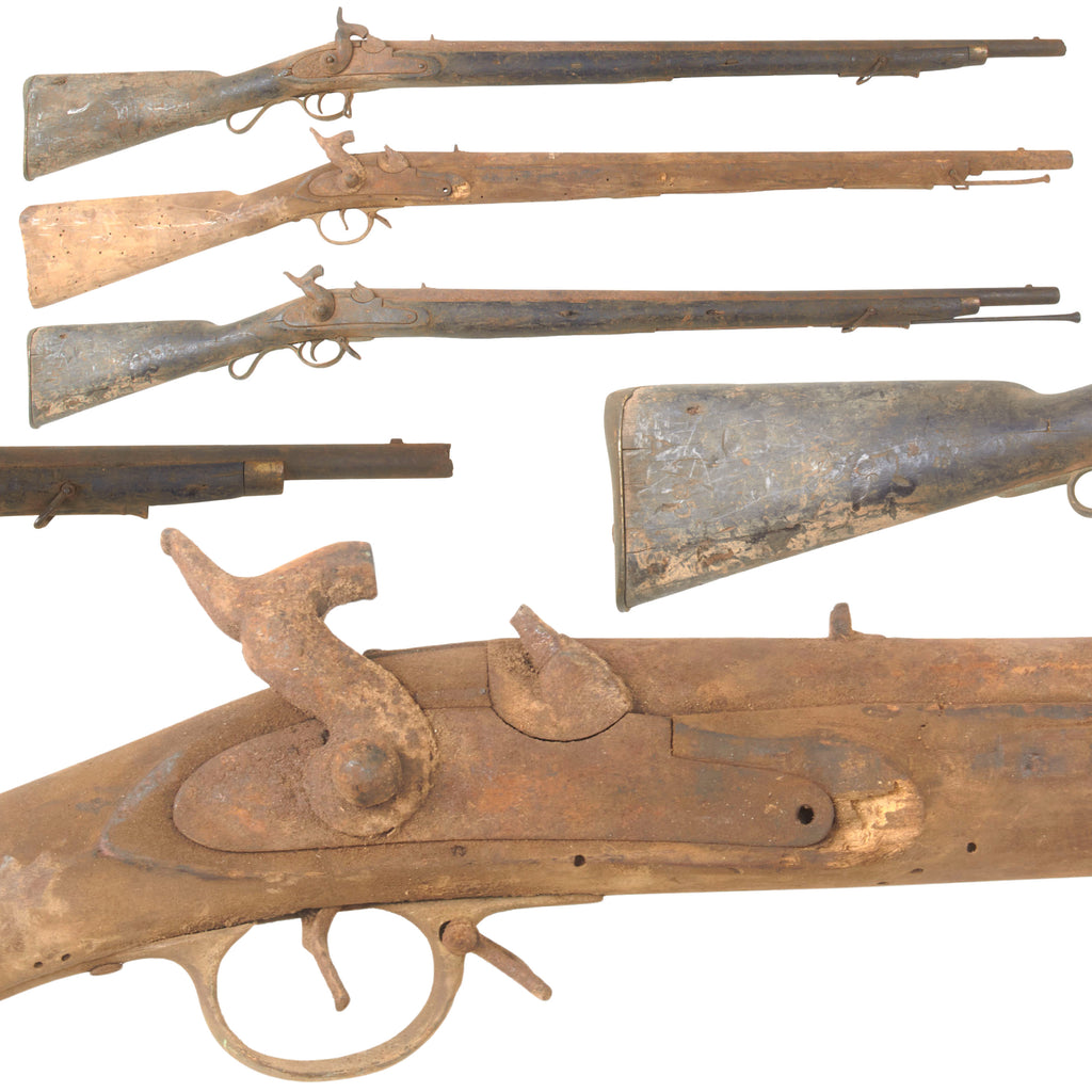 Original British East India Company Percussion Short Musket in .75 Caliber - Circa 1840-1855 - Untouched Condition
