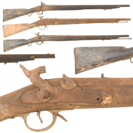 Original British East India Company Percussion Short Musket in .75 Caliber - Circa 1840-1855 - Untouched Condition