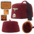 Original German WWII 13th Waffen-SS Mountain Division Handschar Foreign Volunteer Maroon Parade Fez with Tassel and Sweatband, Size 59 Original Items