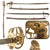 Original U.S. Civil War M-1850 Style German Imported Non-Regulation Staff & Foot Officer’s Sword and Scabbard - Rare Eagle Variant on Basket Original Items