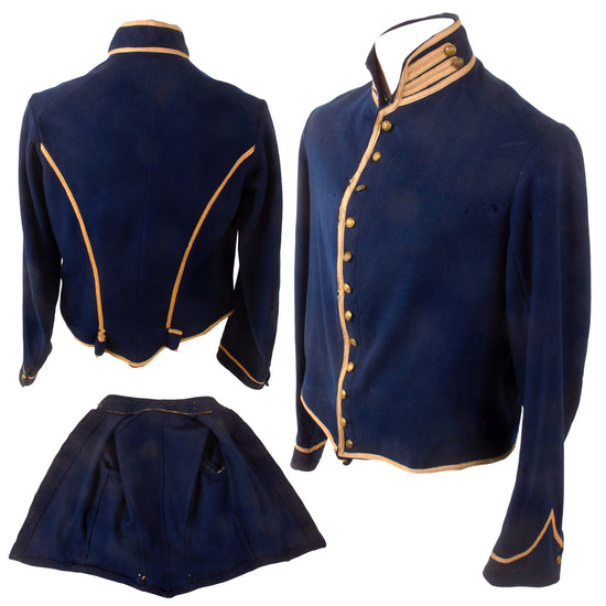 Original U.S. Pre Civil War M1855 Federal Union Army Cavalry Dragoons Enlisted Man Shell Jacket - Missing Liner Original Items