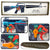 Original U.S. Vietnam War Era Painted M16 5.56mm Rifle Oversized Wooden Plastic Classroom Cutaway Trainer with TD7 Stamp