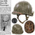 Original U.S. Post-WWII Named 82nd Airborne Division M1-C Paratrooper Helmet with Matching Westinghouse Factory Jump Liner - Sgt. Albert S. Evans, Killed in Auto Accident in 1955