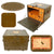 Original U.S. WWII 1944-Dated Army Officer Folding Field Desk by Herkert & Meise Trunk Co. with Send-Home Label - McSkala, 121st Military Intelligence Detachment Original Items