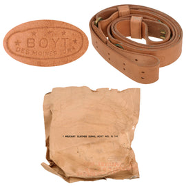Original U.S. Korean War NOS Boyt Rifle Sling SL 1-K in Original January 1953-Dated Wrapper