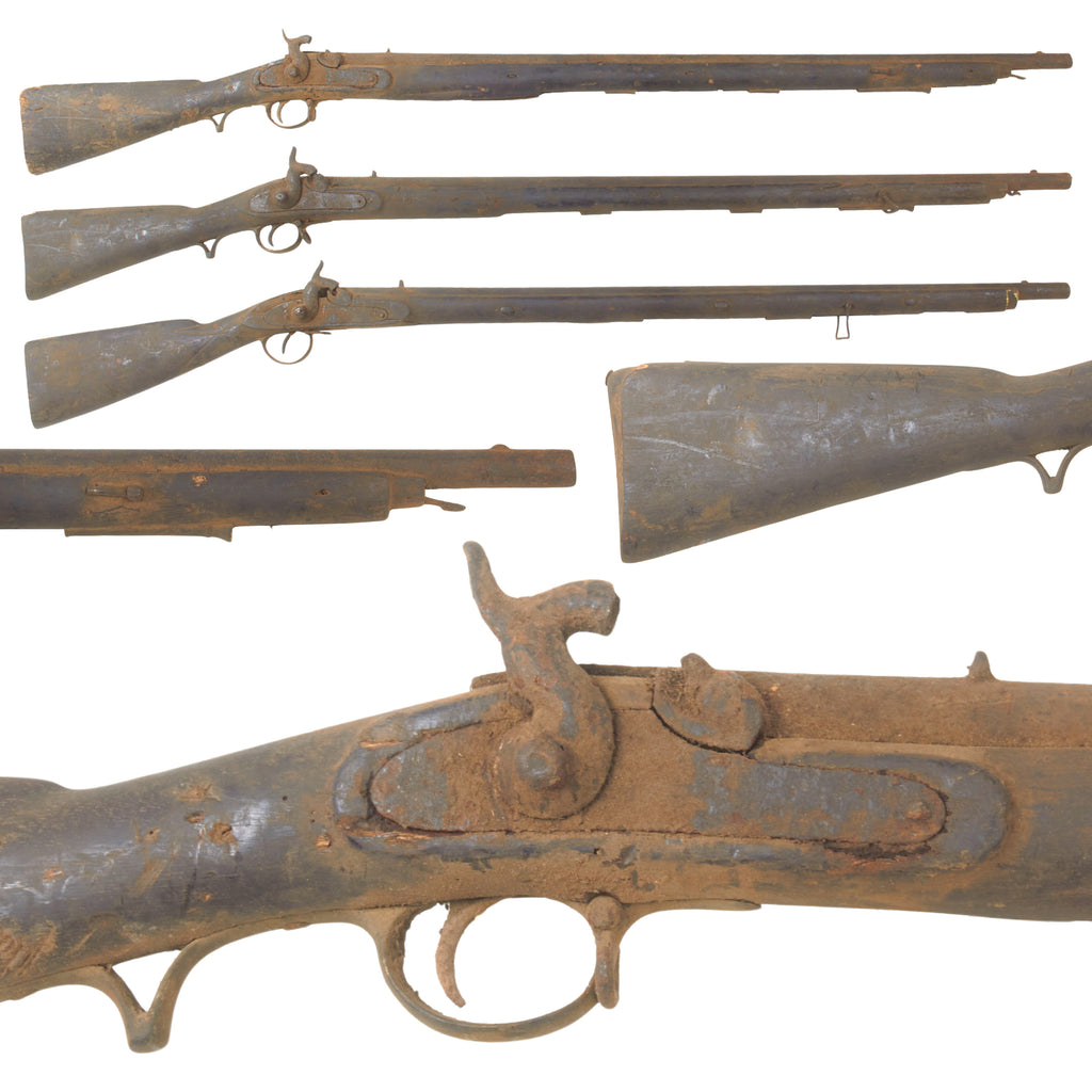 Original British East India Company Percussion Musket in .75 Caliber - Circa 1840-1855 - Untouched Condition