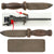 Original U.S. WWII Era Fighting Knife Made from M1919A4 Browning Machine Gun Receiver & Carry Handle Original Items