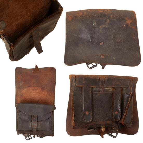 Original U.S. Civil War M1855/61 .58 Caliber Cartridge Box - No Tins