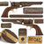 Original U.S. Civil War Colt Model 1861 Navy .36 Caliber Percussion Revolver, First Year Production with Cylinder Scene, Serial No. 3600, Made in 1861