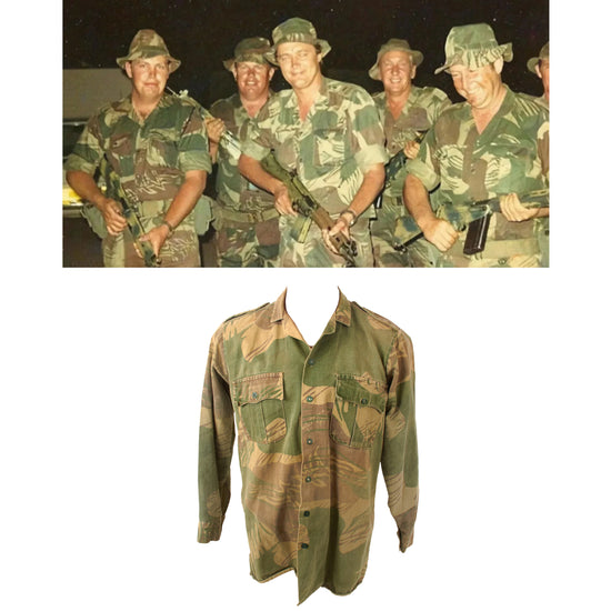Original Rhodesian Bush War Brushstroke Camouflage Pattern Jacket