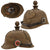 Original Imperial German WWI Prussian M1895 Artillery Ersatz Felt Pickelhaube “Kugelhelm” with Cockades & Chinstrap - Size 53 Original Items