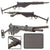 Original British WWII Sten MkII Inert Display Submachine Gun with "T" Butt Stock and Magazine, Serial No. 67236, Israeli Marked Original Items