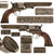 Original U.S. Pre Civil War Colt M1849 .31cal Pocket Percussion Revolver Made in 1852 with 6" Barrel and Excellent Bore - Matching Serial 40269 Original Items