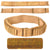 Original U.S. Spanish American War 1894 100-Round .30-40 Krag Double Ammunition Belt by Mills & Orndorff in Tan Original Items