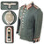 Original German WWII Heer Army 31st Artillery Regiment Feldwebel NCO M35 Waffenrock Dress Tunic with 1st Pattern Shooting Lanyard