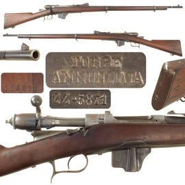 Original Italian Vetterli-Vitali M1870/87 10.4mm Infantry Rifle by Torre Annunziata, Dated 1884, Serial No. ZZ 5871