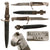 Original German WWI Private Purchase Dress Trench Fighting Knife Bayonet by Nahkӓmpfer with Scabbard & Period-Repaired Grip Original Items