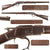 Original U.S. Winchester Model 1873 .38-40 Repeating Rifle Made in 1886 with 24" Round Barrel and Added Sling Swivels - Serial 216316B Original Items