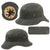 Original German WWII Late Issue M38 Luftschutz Gladiator Air Defense Helmet with One Piece Shell, Cloth Liner, and Plastic Chinstrap, Approx. Size 57cm