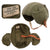 Original U.S. WWII USAAF Bomber Crew M4A2 Flak Helmet by Industrial Canvas Products Corp. - Complete